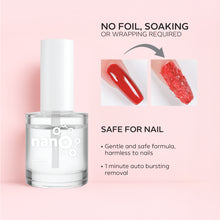 تحميل الصورة إلى عارض المعرض، Nano® Gel Nail Polish Remover Kit – 12ml | Rapid Gel Polish & Enhancement Remover