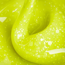 Load image into Gallery viewer, Lime Sparkle Rubber Base Coat Gel – 15ml | Soak Off Builder Base Coat | Long Lasting Shimmer Lime Rubber Base Coat