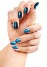 Load image into Gallery viewer, Midnight Blue Glitter Foil Powder – 0.8g | Metallic Deep Blue Nail Powder | Sparkling Foil Effect | Luxe Glitter Nail Powder