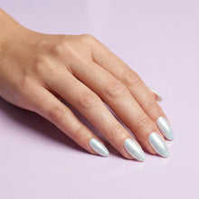 Load image into Gallery viewer, Mint Frost Chrome Powder – 0.5g | Mirror Chrome Powder Nails | Iridescent Mint Chrome Nail Powder