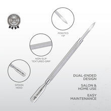 Load image into Gallery viewer, Nano Pro Cuti Sweep – 147mm | Dual-Ended Cuticle Pusher & Nail Cleaner