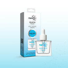 تحميل الصورة إلى عارض المعرض، Nano® Quick Finish Nail Drying Drops – 9ml | Fast-Dry, Smudge-Proof Shine