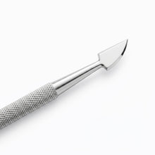 تحميل الصورة إلى عارض المعرض، Pro Cuti Push – Stainless Steel Dual-Ended Cuticle Pusher | Precision Nail Prep Tool