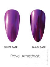 Load image into Gallery viewer, Royal Amethyst Chrome Powder – 0.8g | Mirror Chrome Powder Nails | Metallic Purple Chrome Nail Powder