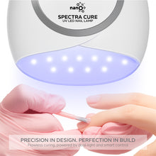 Load image into Gallery viewer, Nano® Spectra Cure UV LED Nail Lamp – 48W Professional Gel Curing Light with Dual Spectrum LEDs & Smart Timer