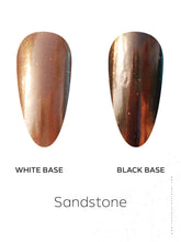 Load image into Gallery viewer, Sandstone Chrome Powder – 0.8g | Mirror Chrome Powder Nails | Metallic Bronze Chrome Nail Powder