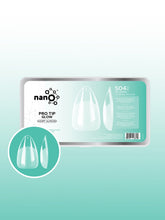 Load image into Gallery viewer, Pro Tip Glow Short Almond Clear Nail Tips (504pcs)