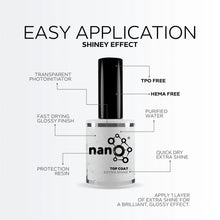 تحميل الصورة إلى عارض المعرض، طلاء جل علوي لامع للغاية TC1000 سعة 15 مل