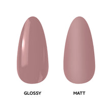 Load image into Gallery viewer, Velvet Dust Rubber Base Coat Gel – 15ml | Soak Off Builder Base Coat | Long Lasting Mauve Brown Rubber Base Coat