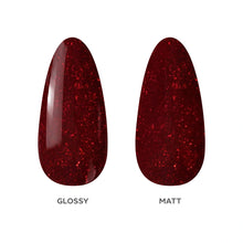 تحميل الصورة إلى عارض المعرض، P2504 – Scarlet Sparkle Duo Pack – TPO &amp; HEMA Free Gel Polish &amp; Nail Lacquer (15ml each) | Long-Lasting, High-Gloss Nail Polish Set