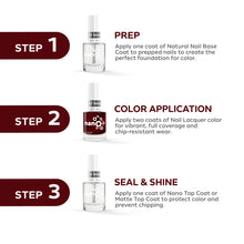 تحميل الصورة إلى عارض المعرض، طلاء أظافر L 2504 Scarlet Sparkle 15 مل 