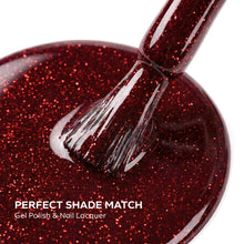 تحميل الصورة إلى عارض المعرض، P2504 – Scarlet Sparkle Duo Pack – TPO &amp; HEMA Free Gel Polish &amp; Nail Lacquer (15ml each) | Long-Lasting, High-Gloss Nail Polish Set
