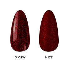 تحميل الصورة إلى عارض المعرض، P2504 – Scarlet Sparkle Duo Pack – TPO &amp; HEMA Free Gel Polish &amp; Nail Lacquer (15ml each) | Long-Lasting, High-Gloss Nail Polish Set