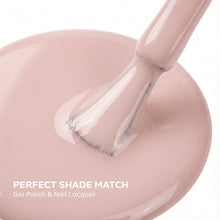 تحميل الصورة إلى عارض المعرض، P2505 – Peachy Blush Duo Pack – TPO &amp; HEMA Free Gel Polish &amp; Nail Lacquer (15ml each) | Long-Lasting, High-Gloss Nail Polish Set