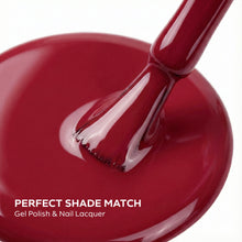 تحميل الصورة إلى عارض المعرض، P2513 – Wineberry Duo Pack – TPO &amp; HEMA Free Gel Polish &amp; Nail Lacquer (15ml each) | Long-Lasting, High-Gloss Nail Polish Set