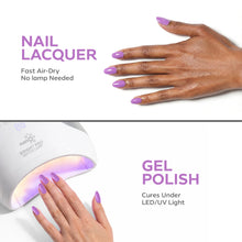 تحميل الصورة إلى عارض المعرض، P2521 – Lavender Mist Duo Pack – TPO &amp; HEMA Free Gel Polish &amp; Nail Lacquer (15ml each) | Long-Lasting, High-Gloss Nail Polish Set
