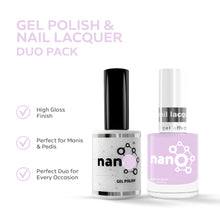 تحميل الصورة إلى عارض المعرض، P2522 – Soft Orchid Duo Pack – TPO &amp; HEMA Free Gel Polish &amp; Nail Lacquer (15ml each) | Long-Lasting, High-Gloss Nail Polish Set