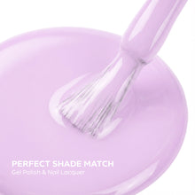 تحميل الصورة إلى عارض المعرض، P2522 – Soft Orchid Duo Pack – TPO &amp; HEMA Free Gel Polish &amp; Nail Lacquer (15ml each) | Long-Lasting, High-Gloss Nail Polish Set