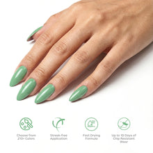Load image into Gallery viewer, P2554 – Minty Fresh Duo Pack – TPO &amp; HEMA Free Gel Polish &amp; Nail Lacquer (15ml each) | Long-Lasting, High-Gloss Nail Polish Set