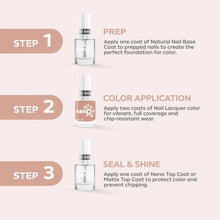 Load image into Gallery viewer, L 2565 – Peachy Shine Nail Polish – 15ml | Gel Like Finish Warm Peach Nude Pink Nail Polish | Peachy Pink Nail Lacquer