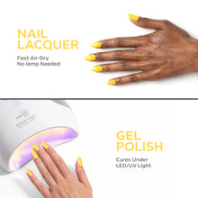 تحميل الصورة إلى عارض المعرض، P2574 – Sunflower Yellow Duo Pack – TPO &amp; HEMA Free Gel Polish &amp; Nail Lacquer (15ml each) | Long-Lasting, High-Gloss Nail Polish Set