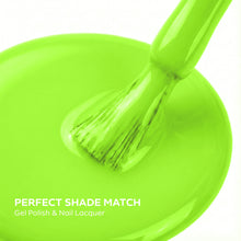 تحميل الصورة إلى عارض المعرض، P2575 – Fresh Lime Duo Pack – TPO &amp; HEMA Free Gel Polish &amp; Nail Lacquer (15ml each) | Long-Lasting, High-Gloss Nail Polish Set