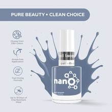 Load image into Gallery viewer, L 2577 – Dusty Sky Nail Polish – 15ml | High Gloss, Gel Like Finish Gray Blue Nail Polish | Muted Blue Nail Lacquer