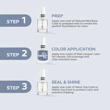 Load image into Gallery viewer, L 2577 – Dusty Sky Nail Polish – 15ml | High Gloss, Gel Like Finish Gray Blue Nail Polish | Muted Blue Nail Lacquer