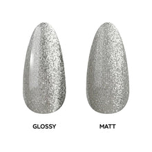 Load image into Gallery viewer, N 2581 – Iron Illusion Gel Polish – 15ml | Long-Lasting, High-Glossy Glitter Grey Nail Polish Gel