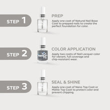 Load image into Gallery viewer, L 2586 – Silver Shadow Nail Polish – 15ml | High Gloss, Gel Like Finish Metallic Silver-Gray Nail Polish | Glitter Silver Nail Lacquer