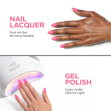 Load image into Gallery viewer, P2594 – Blushing Bloom Duo Pack – TPO &amp; HEMA Free Gel Polish &amp; Nail Lacquer (15ml each) | Long-Lasting, High-Gloss Nail Polish Set