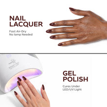 Load image into Gallery viewer, P2598 – Deep Earth Brown Duo Pack – TPO &amp; HEMA Free Gel Polish &amp; Nail Lacquer (15ml each) | Long-Lasting, High-Gloss Nail Polish Set