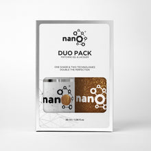 Load image into Gallery viewer, P2608 – Ginger Glitter Duo Pack – TPO &amp; HEMA Free Gel Polish &amp; Nail Lacquer (15ml each) | Long-Lasting, High-Gloss Nail Polish Set