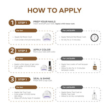 Load image into Gallery viewer, P2608 – Ginger Glitter Duo Pack – TPO &amp; HEMA Free Gel Polish &amp; Nail Lacquer (15ml each) | Long-Lasting, High-Gloss Nail Polish Set