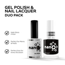 Load image into Gallery viewer, P2609 – Deepest Burgundy Duo Pack – TPO &amp; HEMA Free Gel Polish &amp; Nail Lacquer (15ml each) | Long-Lasting, High-Gloss Nail Polish Set