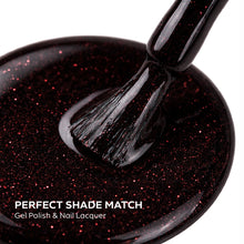 Load image into Gallery viewer, P2609 – Deepest Burgundy Duo Pack – TPO &amp; HEMA Free Gel Polish &amp; Nail Lacquer (15ml each) | Long-Lasting, High-Gloss Nail Polish Set