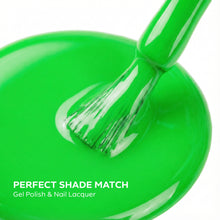 تحميل الصورة إلى عارض المعرض، P2612 – Fresh Green Duo Pack – TPO &amp; HEMA Free Gel Polish &amp; Nail Lacquer (15ml each) | Long-Lasting, High-Gloss Nail Polish Set