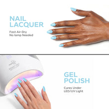 تحميل الصورة إلى عارض المعرض، P2614 – Heavenly Sky Duo Pack – TPO &amp; HEMA Free Gel Polish &amp; Nail Lacquer (15ml each) |Long-Lasting, High-Gloss Nail Polish Set