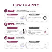 تحميل الصورة إلى عارض المعرض، P2620 – Plum Indulgence Duo Pack – TPO &amp; HEMA Free Gel Polish &amp; Nail Lacquer (15ml each) | Long-Lasting, High-Gloss Nail Polish Set