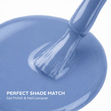 Load image into Gallery viewer, P2622 – Electric Blue Duo Pack – TPO &amp; HEMA Free Gel Polish &amp; Nail Lacquer (15ml each) | Long-Lasting, High-Gloss Nail Polish Set