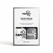 Load image into Gallery viewer, P2634 – Soft Pewter Duo Pack – TPO &amp; HEMA Free Gel Polish &amp; Nail Lacquer (15ml each) | Long-Lasting, High-Gloss Nail Polish Set