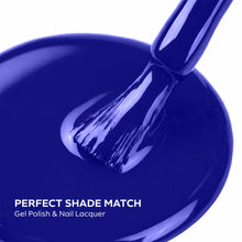 Load image into Gallery viewer, P2636 – Blue Majesty Duo Pack – TPO &amp; HEMA Free Gel Polish &amp; Nail Lacquer (15ml each) | Long-Lasting, High-Gloss Nail Polish Set