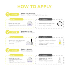 تحميل الصورة إلى عارض المعرض، P2637 – Yellow Gleam Duo Pack – TPO &amp; HEMA Free Gel Polish &amp; Nail Lacquer (15ml each) | Long-Lasting, High-Gloss Nail Polish Set