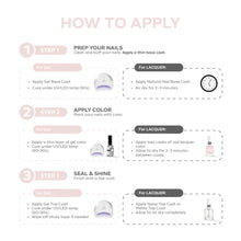 Load image into Gallery viewer, P2638 – Champagne Silk Duo Pack – TPO &amp; HEMA Free Gel Polish &amp; Nail Lacquer (15ml each) | Long-Lasting, High-Gloss Nail Polish Set