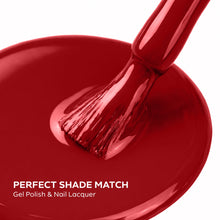 Load image into Gallery viewer, P2643 – Vibrant Cherry Duo Pack – TPO &amp; HEMA Free Gel Polish &amp; Nail Lacquer (15ml each) | Long-Lasting, High-Gloss Nail Polish Set