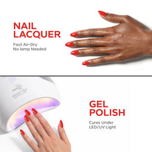 تحميل الصورة إلى عارض المعرض، P2648 – Red Berry Duo Pack – TPO &amp; HEMA Free Gel Polish &amp; Nail Lacquer (15ml each) | Long-Lasting, High-Gloss Nail Polish Set