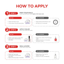 تحميل الصورة إلى عارض المعرض، P2648 – Red Berry Duo Pack – TPO &amp; HEMA Free Gel Polish &amp; Nail Lacquer (15ml each) | Long-Lasting, High-Gloss Nail Polish Set