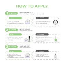 تحميل الصورة إلى عارض المعرض، P2656 – Mint Green Duo Pack – TPO &amp; HEMA Free Gel Polish &amp; Nail Lacquer (15ml each) | Long-Lasting, High-Gloss Nail Polish Set