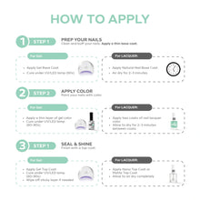 Load image into Gallery viewer, P2657 – Seafoam Blue Duo Pack – TPO &amp; HEMA Free Gel Polish &amp; Nail Lacquer (15ml each) | Long-Lasting, High-Gloss Nail Polish Set