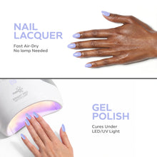 تحميل الصورة إلى عارض المعرض، P2663 – Lavender Field Duo Pack – TPO &amp; HEMA Free Gel Polish &amp; Nail Lacquer (15ml each) | Long-Lasting, High-Gloss Nail Polish Set